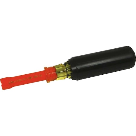 Gray Tools 10mm Nut Driver, 6" Long, 1000V Insulated CH10M-I